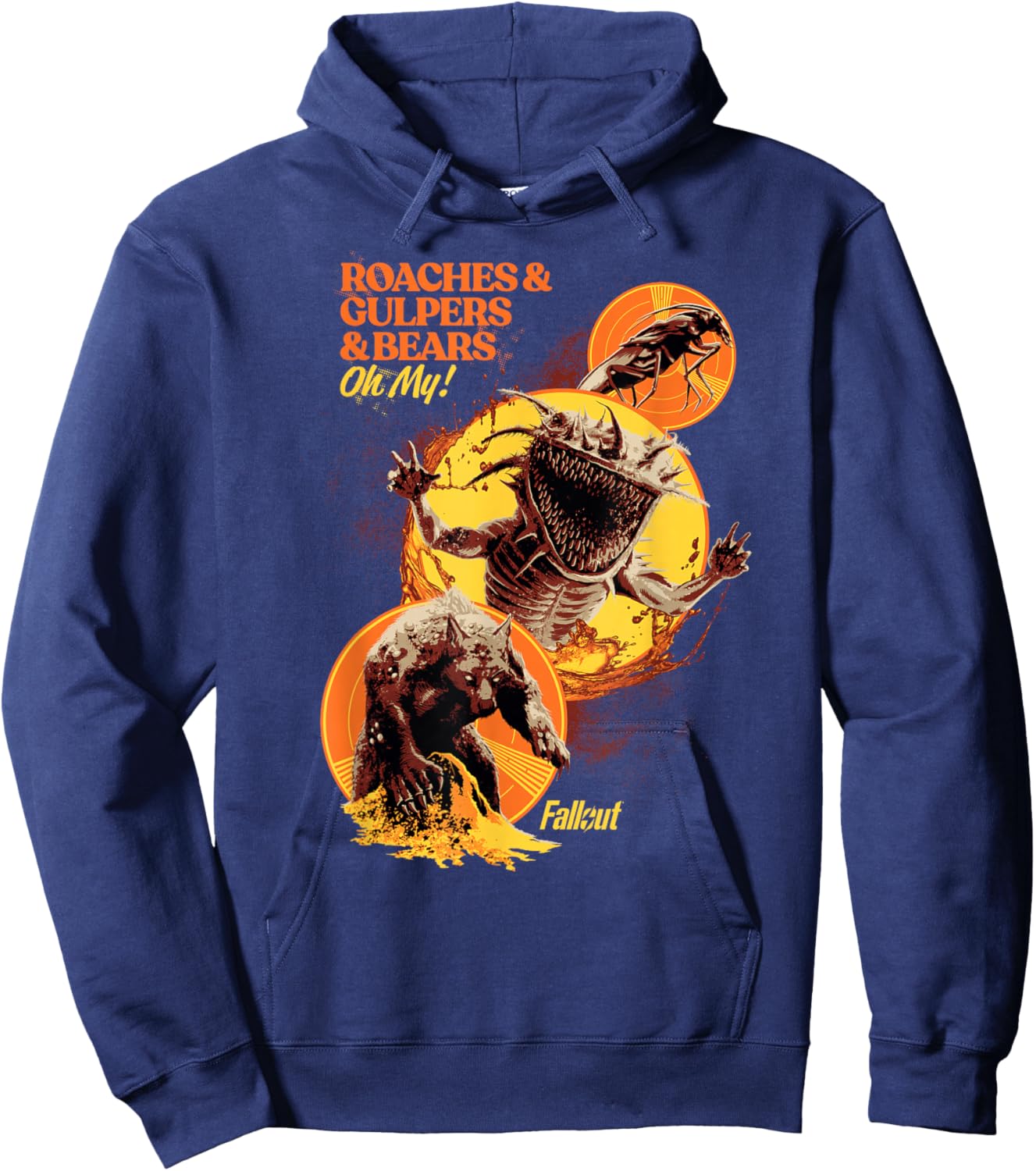 Fallout - Roaches & Gulpers & Bears Hoodie - Hoodie | Navy