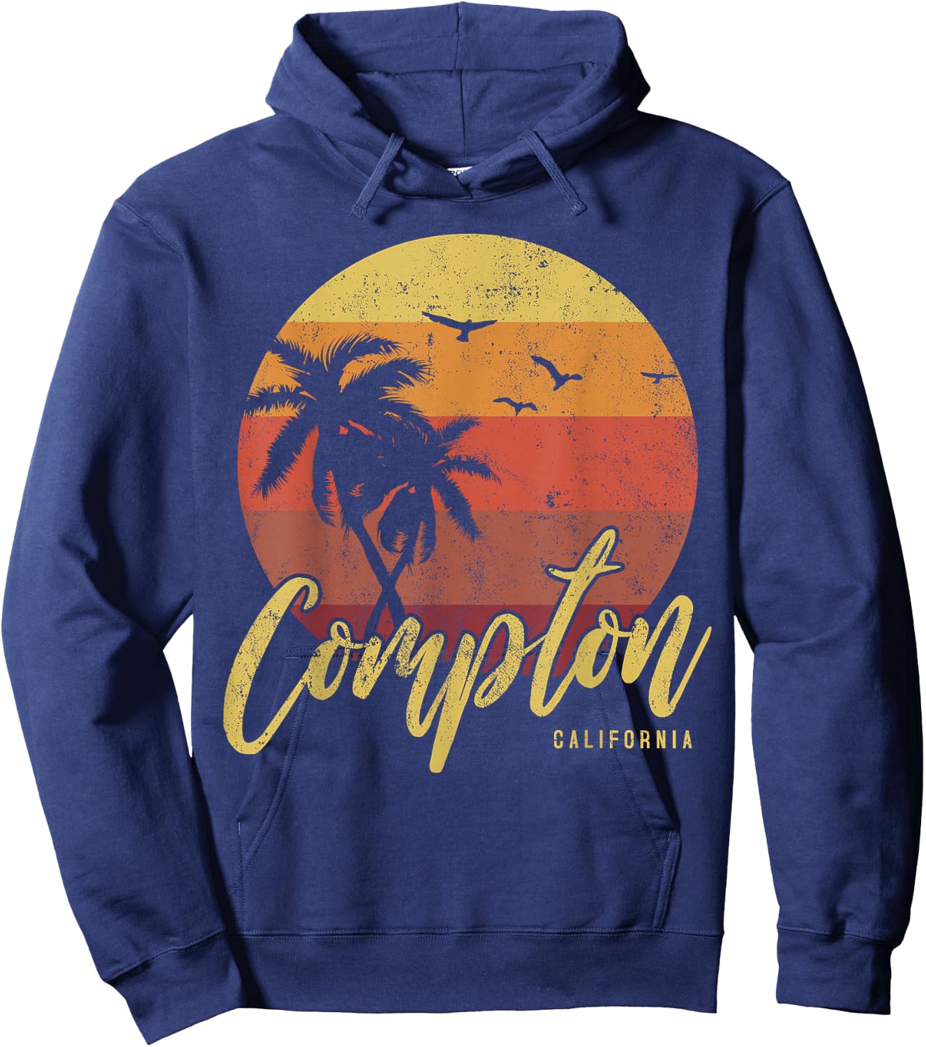 Compton California Hoodie - Hoodie | Navy