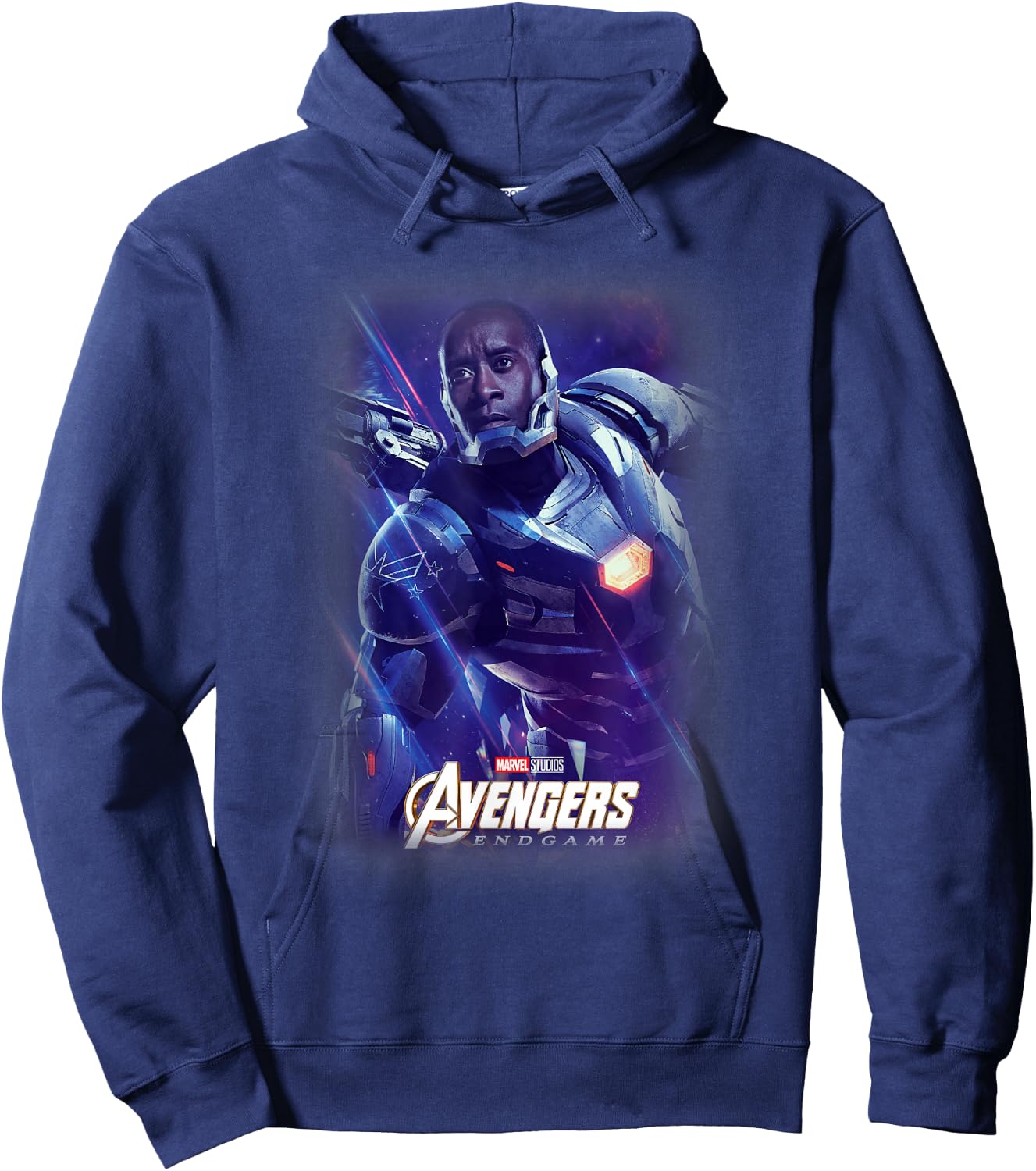 Marvel Avengers Endgame War Machine Galactic Poster Hoodie - Hoodie | Navy