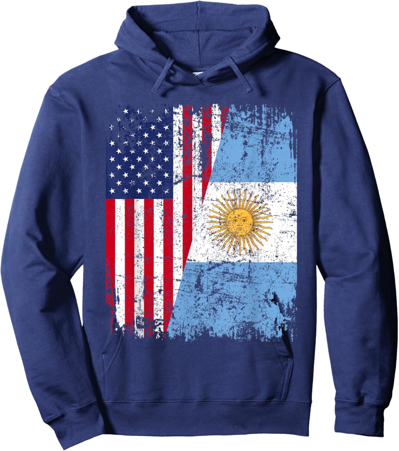 ARGENTINIAN American Flag | Men Women Kids | ARGENTINA Hoodie - Hoodie | Navy