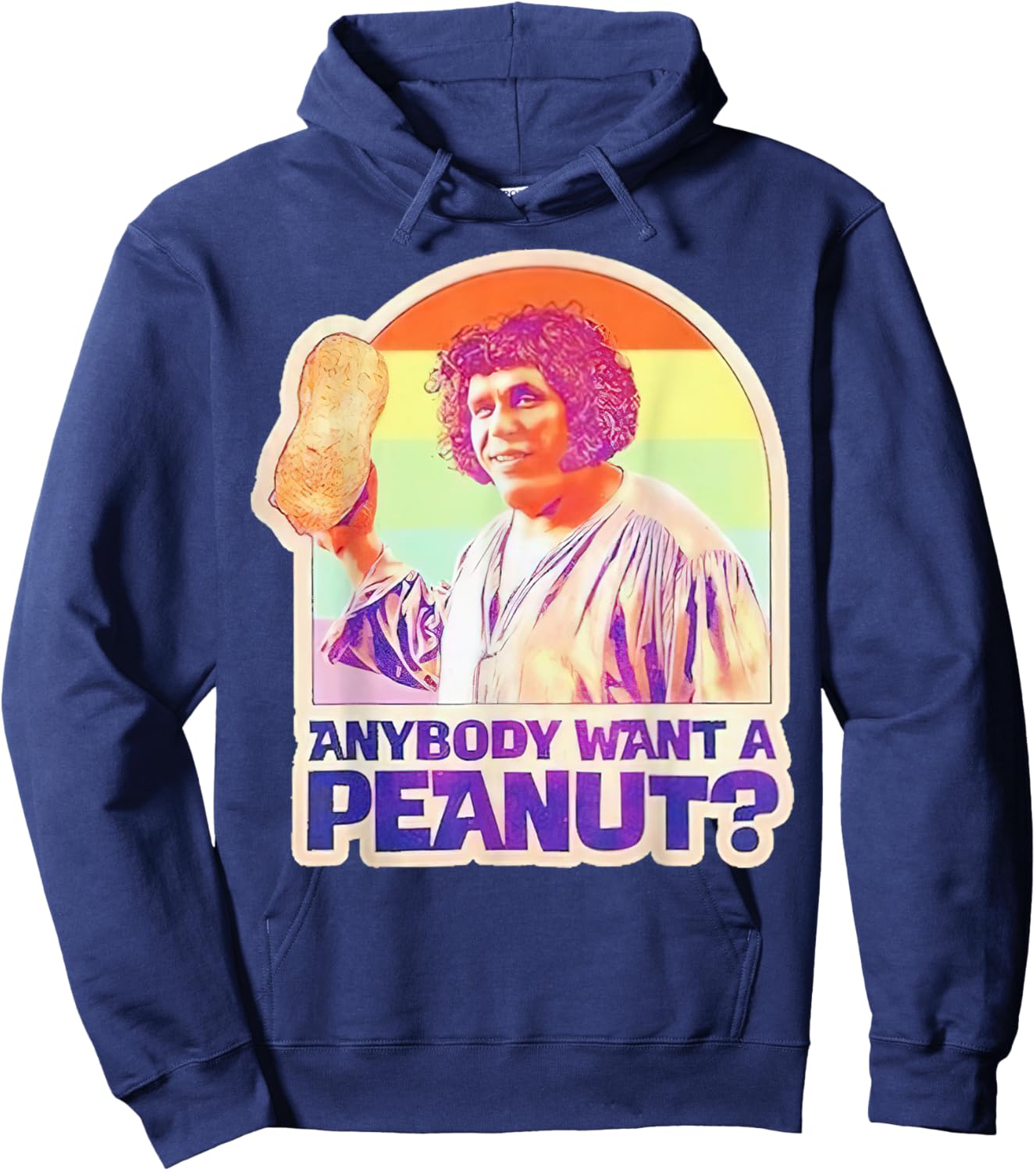 Anybody Want A Peanut Vintage Hoodie - Hoodie | Navy