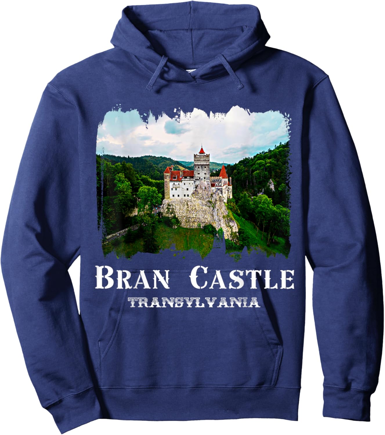 Bran Castle Romania Bran Castle Hoodie - Hoodie | Navy
