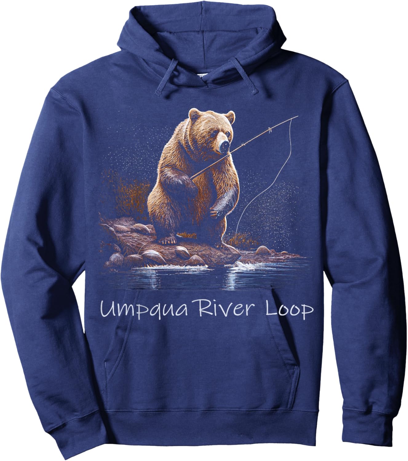 Umpqua River Loop Hoodie - Hoodie | Navy