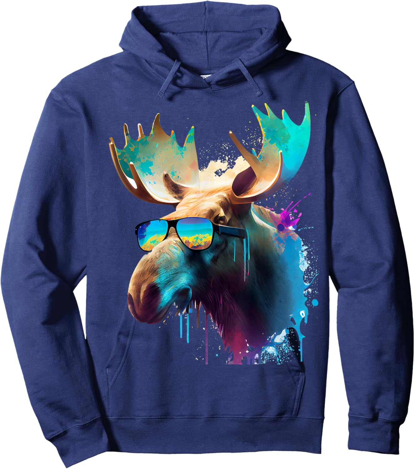 Elk Hoodie - Hoodie | Navy