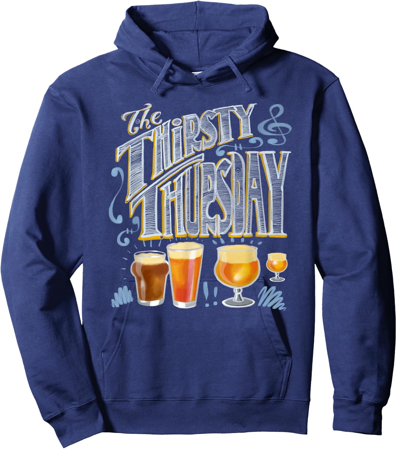 Thirsty Thursday beer Hoodie - Hoodie | Navy