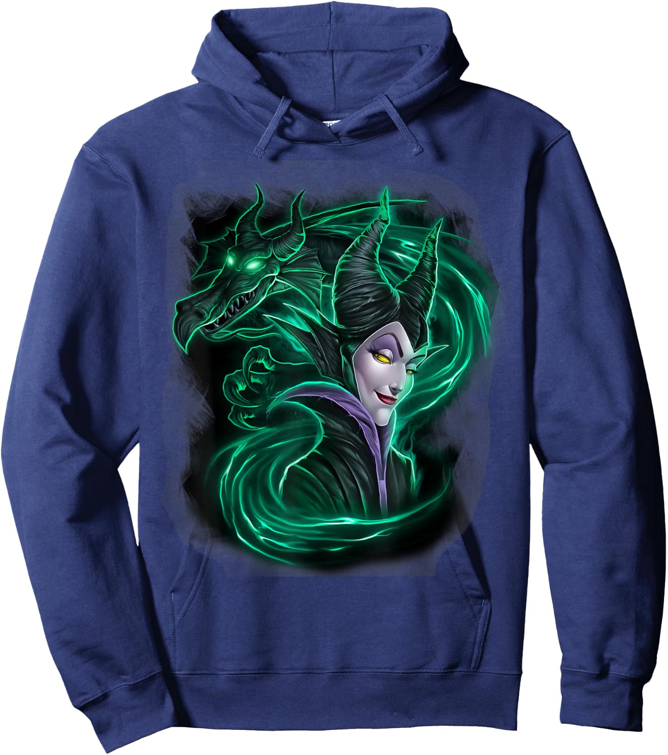 Disney Sleeping Beauty Maleficent Dark Magic Graphic Hoodie - Hoodie | Navy