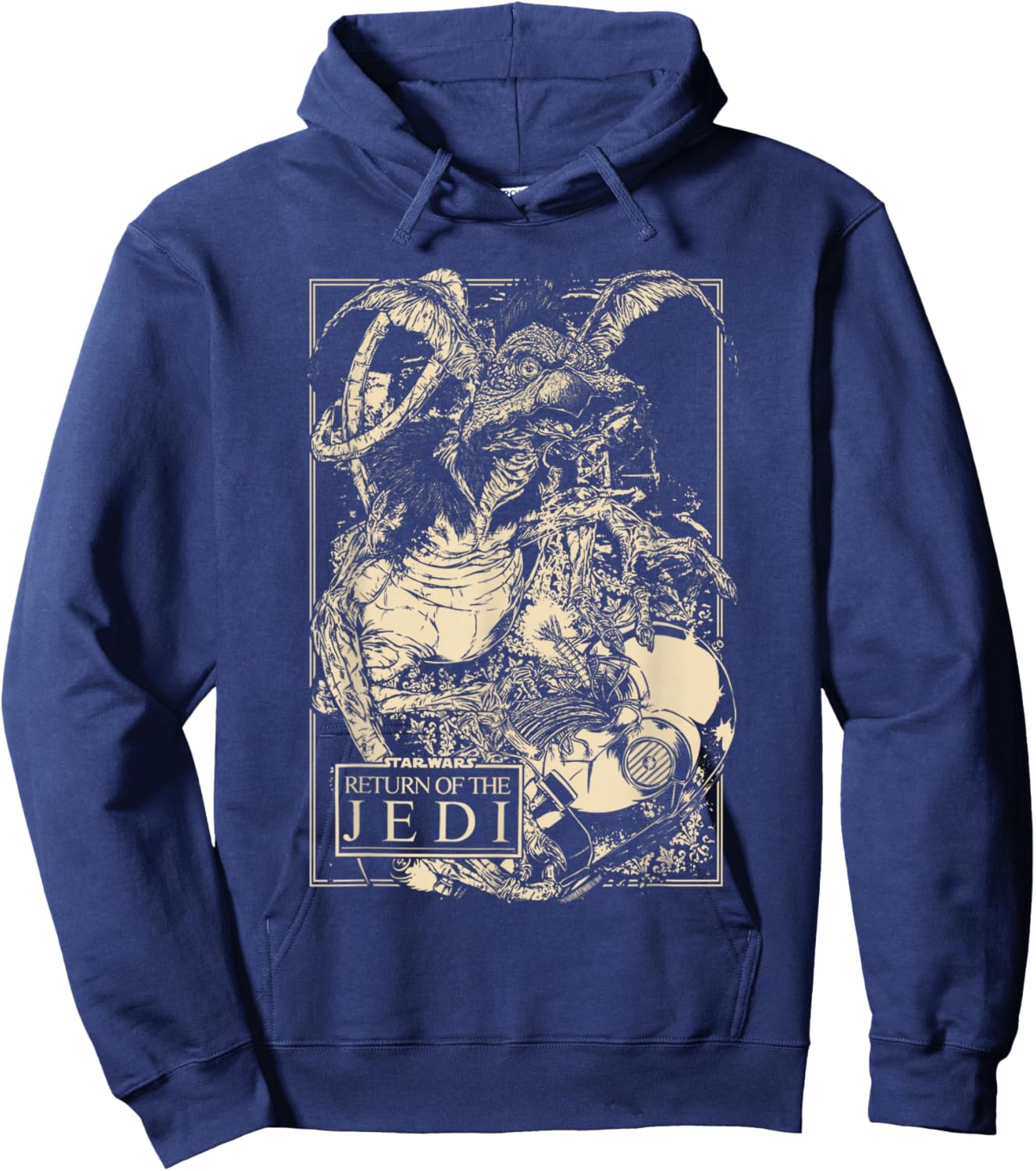 Star Wars Return Of The Jedi Salacious B. Crumb & C-3PO Hoodie - Hoodie | Navy