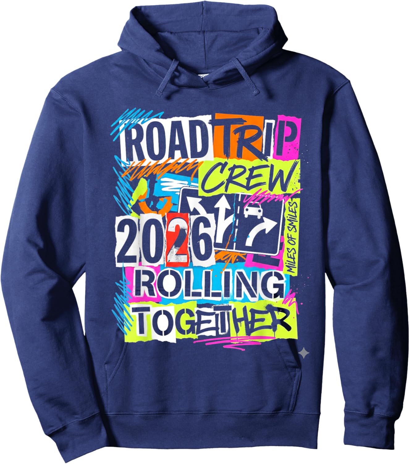 Rolling Together Family Trip Hoodie - Hoodie | Navy