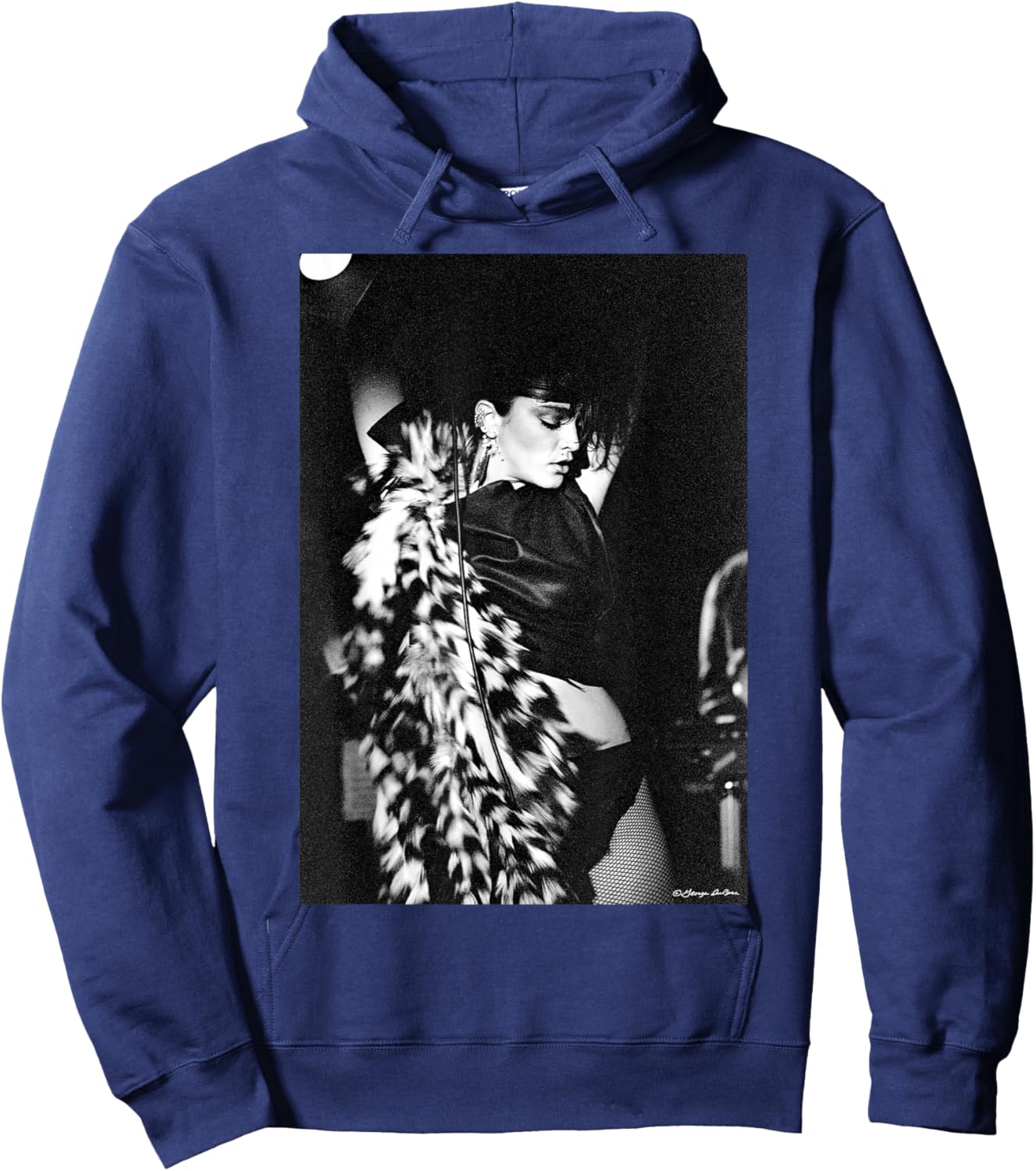 Madonna Early Live NY Gig Photo By George DuBose Hoodie - Hoodie | Navy