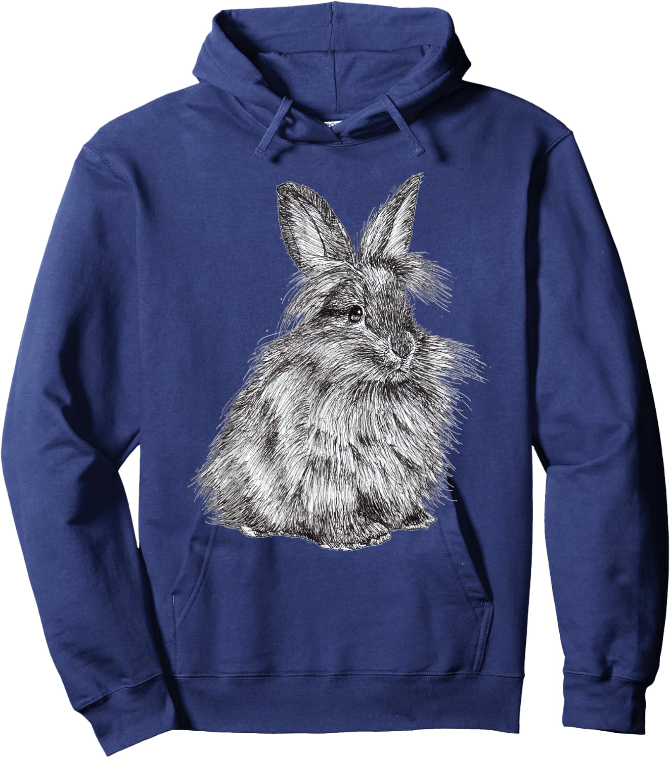 Lionhead Bunny Rabbit Cute Hoodie - Hoodie | Navy
