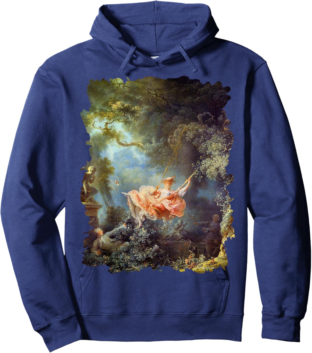 The happy accidents of the swinging famous painting Hoodie - Hoodie | Navy