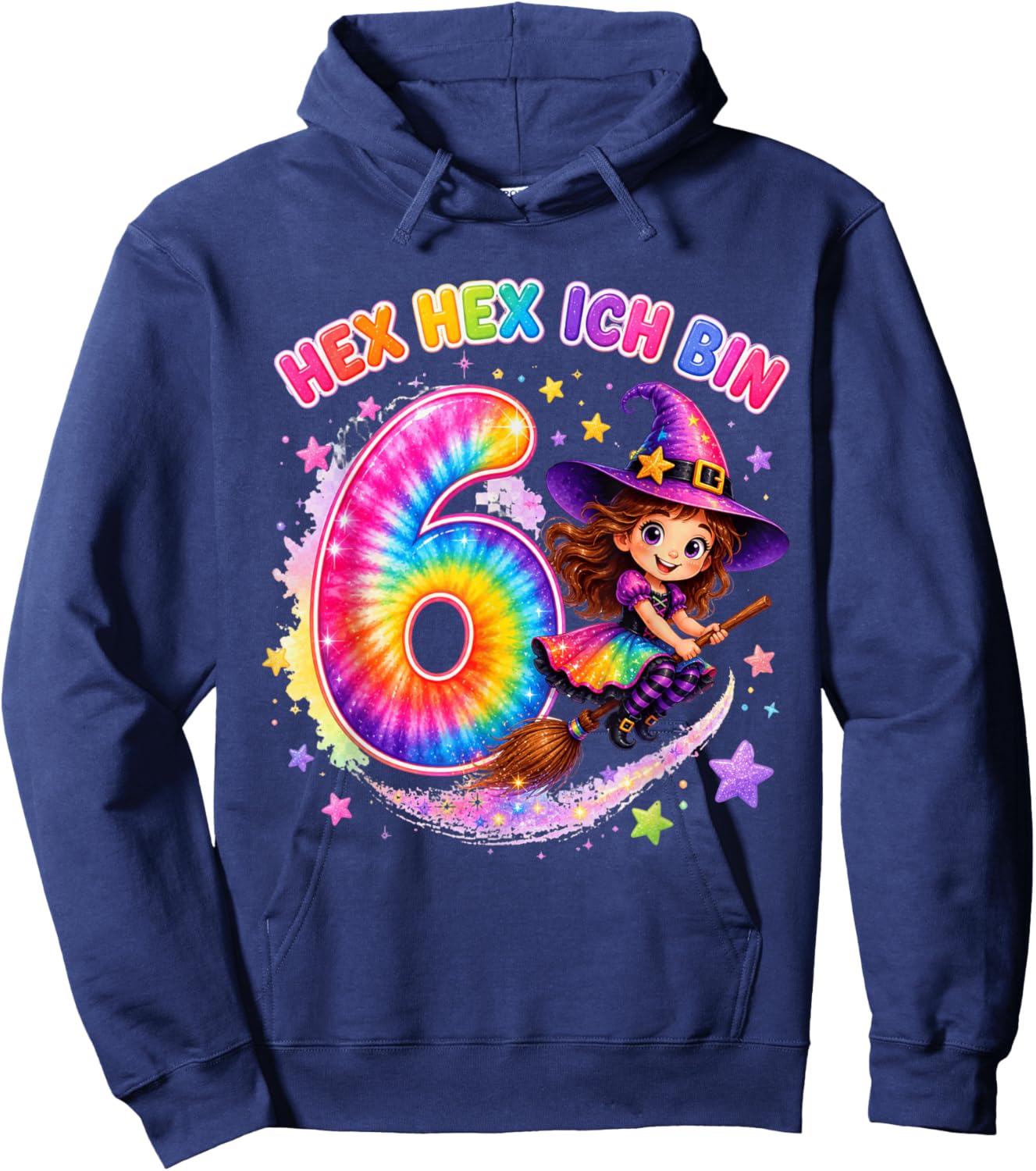 Hex Ich Bin 6 Hexen Geburtstag Geschenke für Mädchen Hoodie - Hoodie | Navy