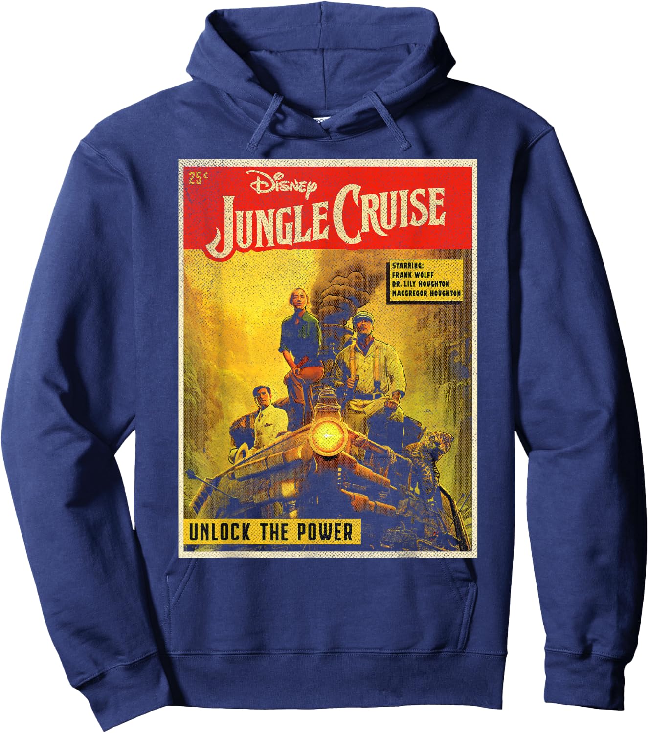 Disney Jungle Cruise Comic Cover Hoodie - Hoodie | Navy