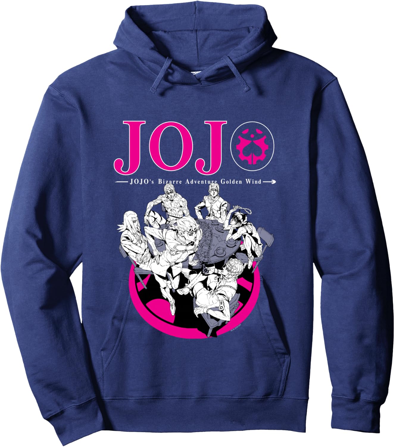 JoJo's Bizarre Adventure Part 5 Golden Wind Bruno's Gang Hoodie - Hoodie | Navy