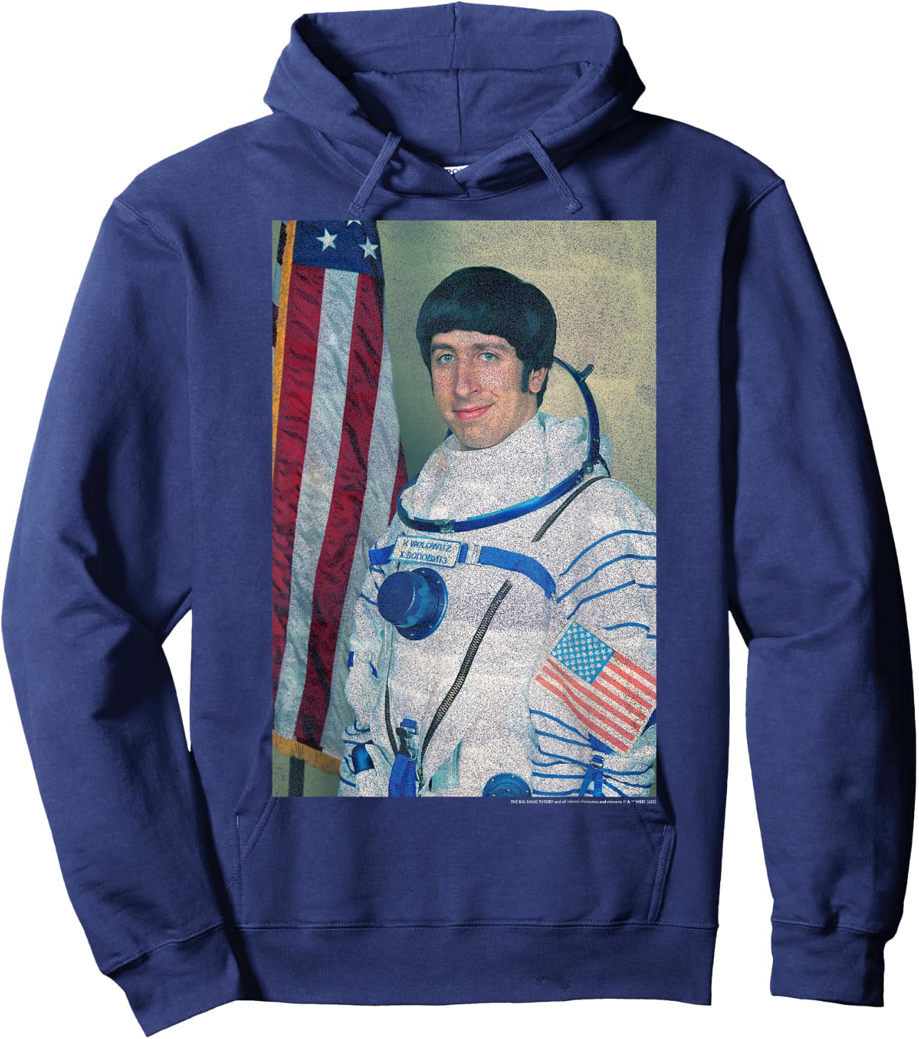 The Big Bang Theory Howard Wolowitz Space Suit Portrait Hoodie - Hoodie | Navy