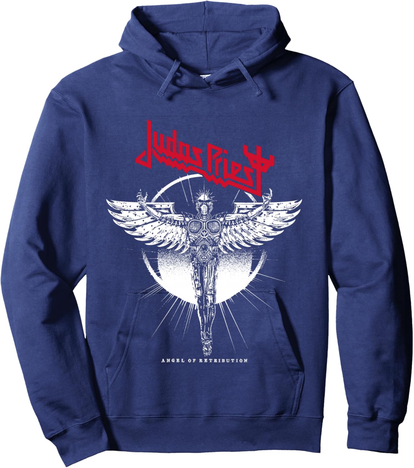 Judas Priest – Angel Rising Red Logo Hoodie - Hoodie | Navy