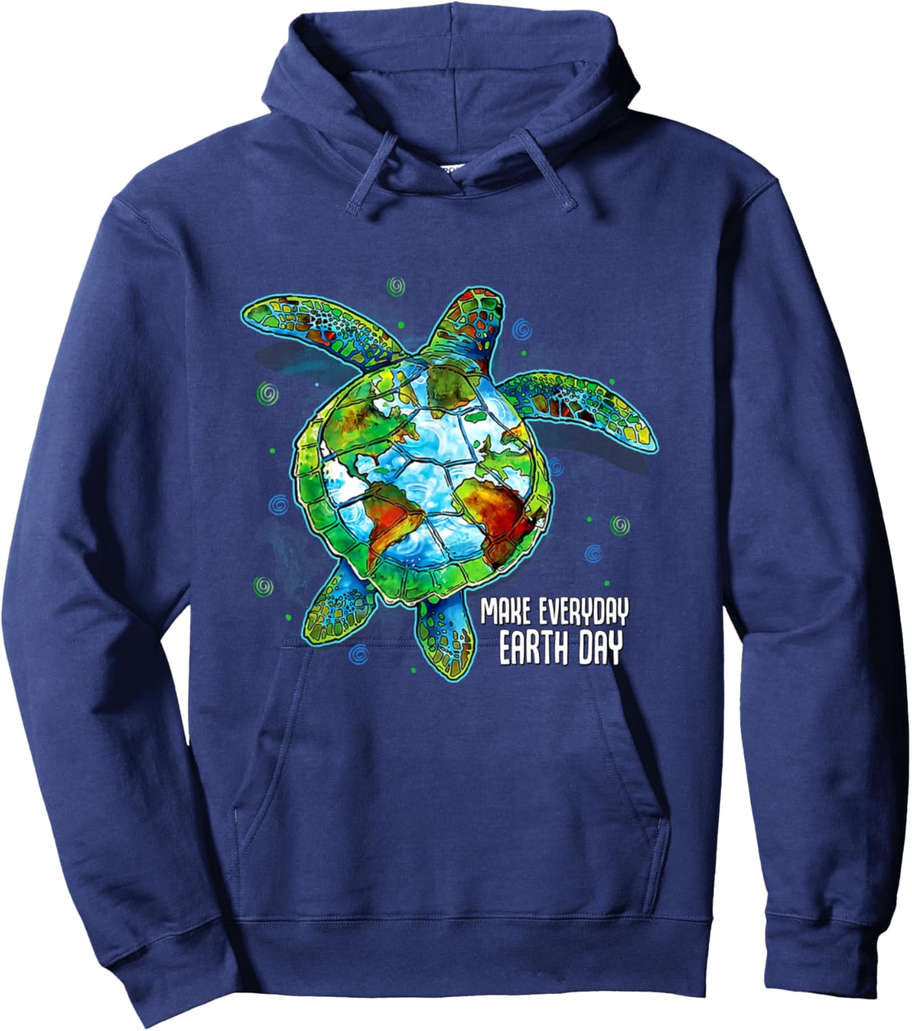 Happy Earth Day Shirt Cute Earth Day 2024 Men Women Kids Hoodie - Hoodie | Navy
