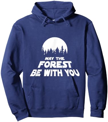 May The Forest Be With You Pun Earth Day Hoodie - Hoodie | Navy
