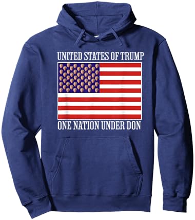 United States of Trump One-Nation Under Don Trump Flag 2024 Hoodie - Hoodie | Navy