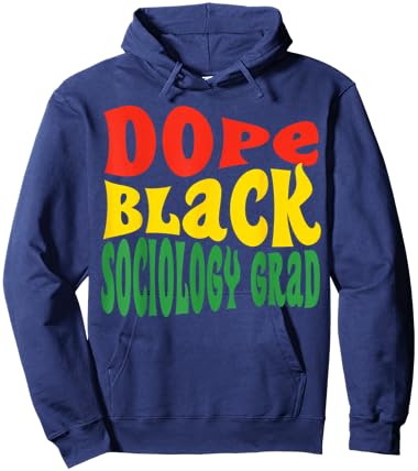 Dope Black Sociology Major Sociologist Graduation 2024 Hoodie - Hoodie | Navy