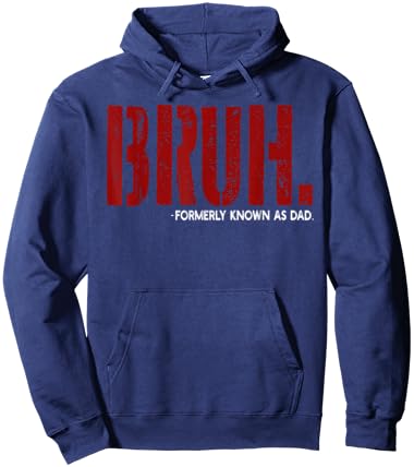 Bruh Formerly Known As Dad Hoodie - Hoodie | Navy