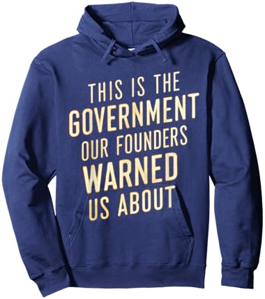 This is the government our founders warned us about liberty Hoodie - Hoodie | Navy