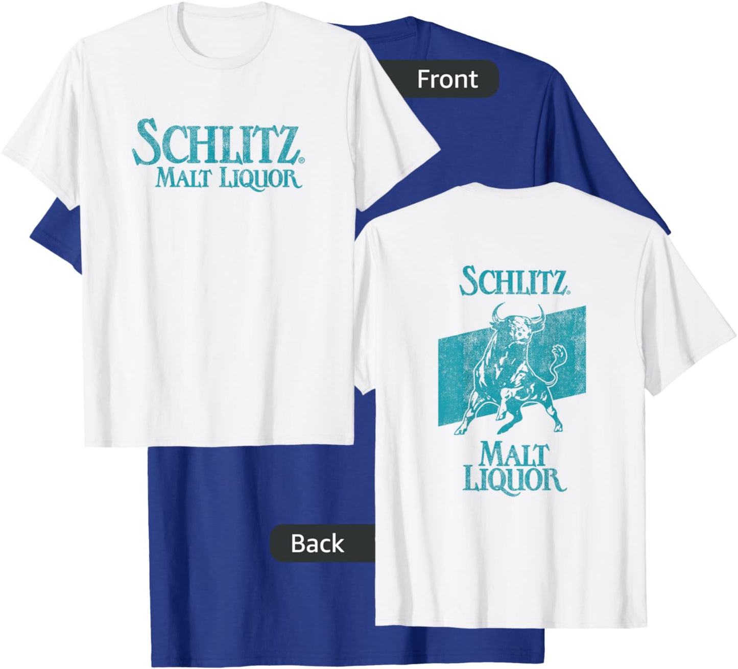 Schlitz Vintage Style - Bull Logo T-Shirt - T-Shirt | Royal