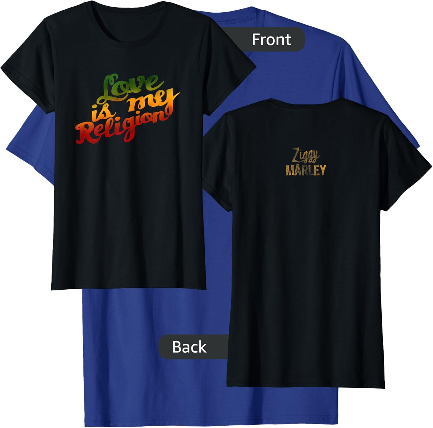 Ziggy Marley - Official Merchandise - Love Is My Religion T-Shirt - T-Shirt | Royal