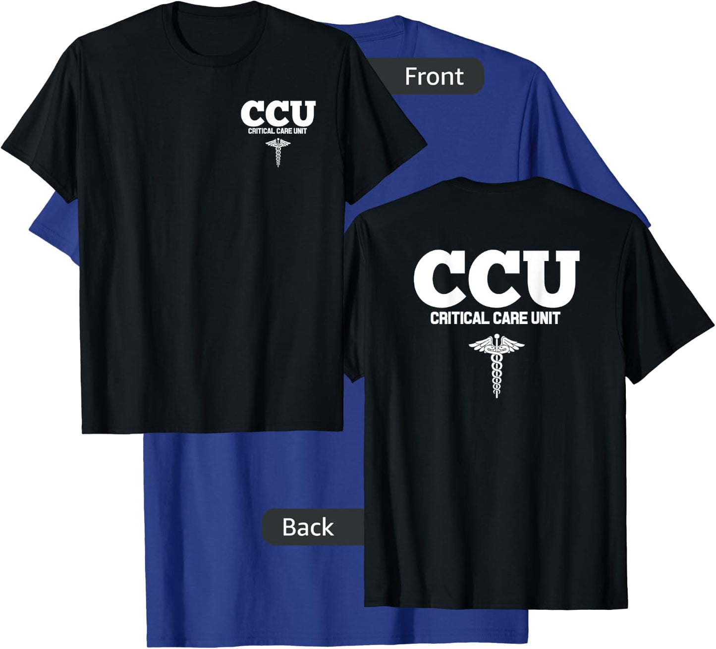 CCU Registered Nurse Critical & Cardiac Care Unit RN Staff T-Shirt - T-Shirt | Royal