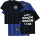 Anti Riddim Riddim Club (Front + Back Printed) T-Shirt - T-Shirt | Royal