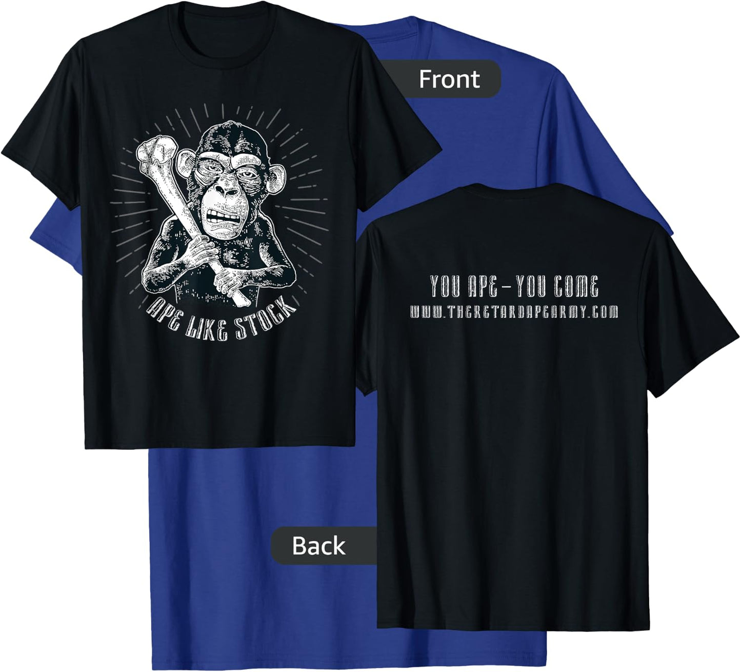 You Ape? - Ape Like Stock T-Shirt - T-Shirt | Royal