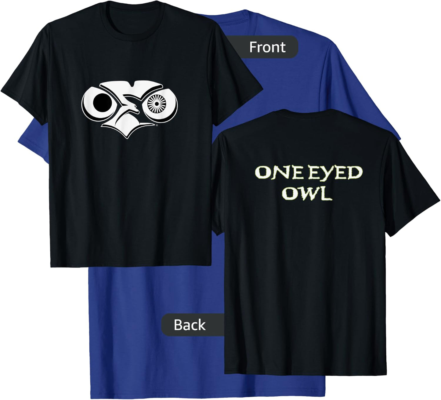 "One Eyed Owl OEO Skull" T-Shirt - T-Shirt | Royal