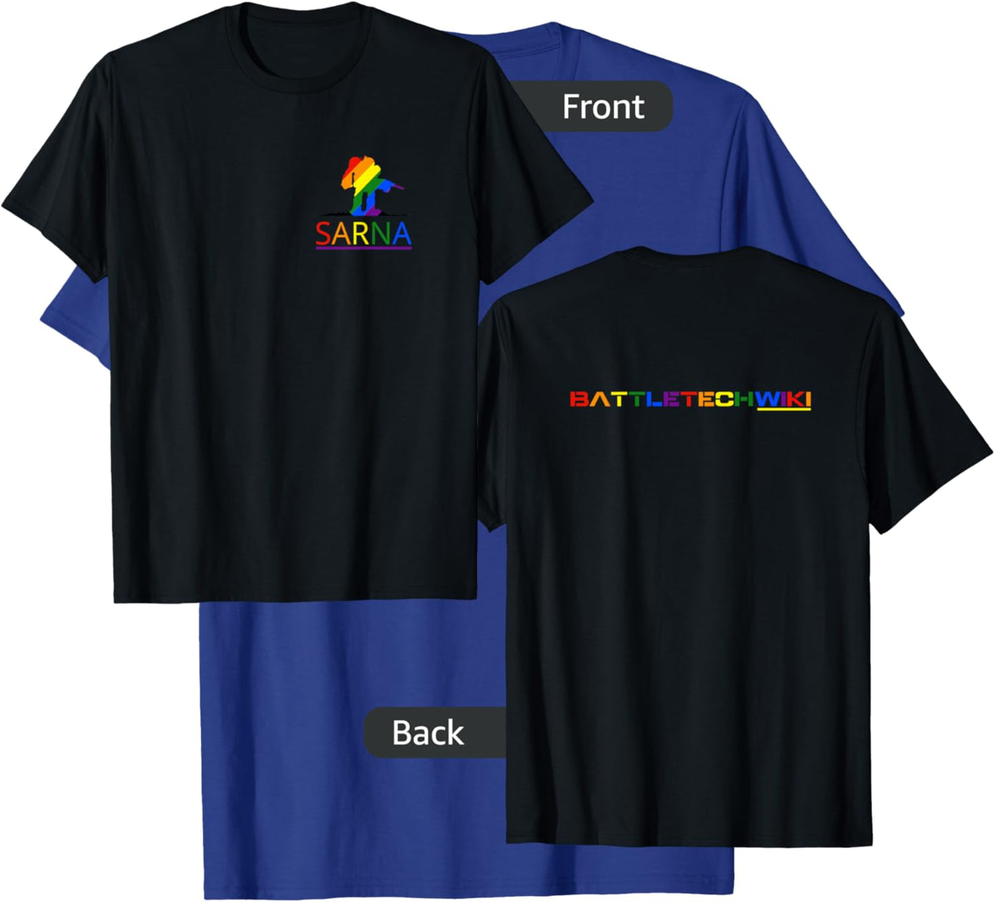Sarna.net / BattleTech Wiki (Rainbow) T-Shirt - T-Shirt | Royal