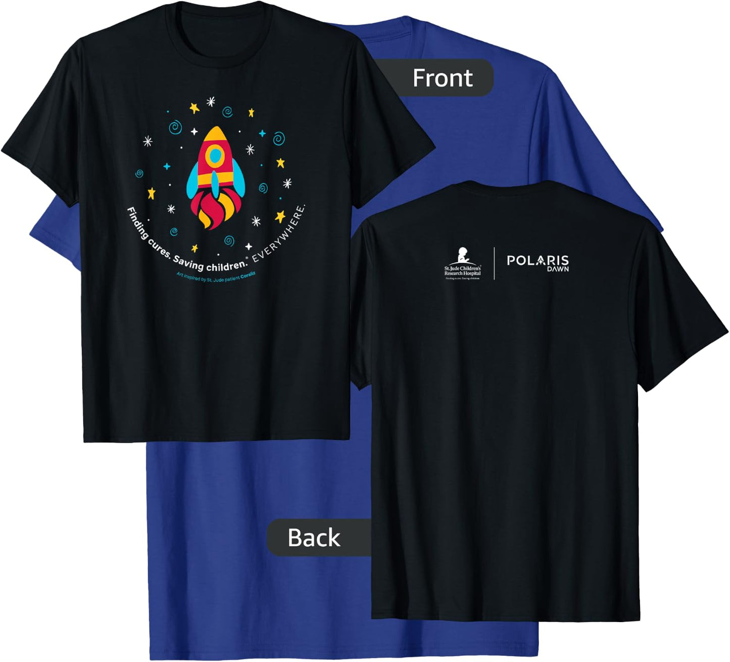 St. Jude Patient Coraliz Rocket T-Shirt - T-Shirt | Royal