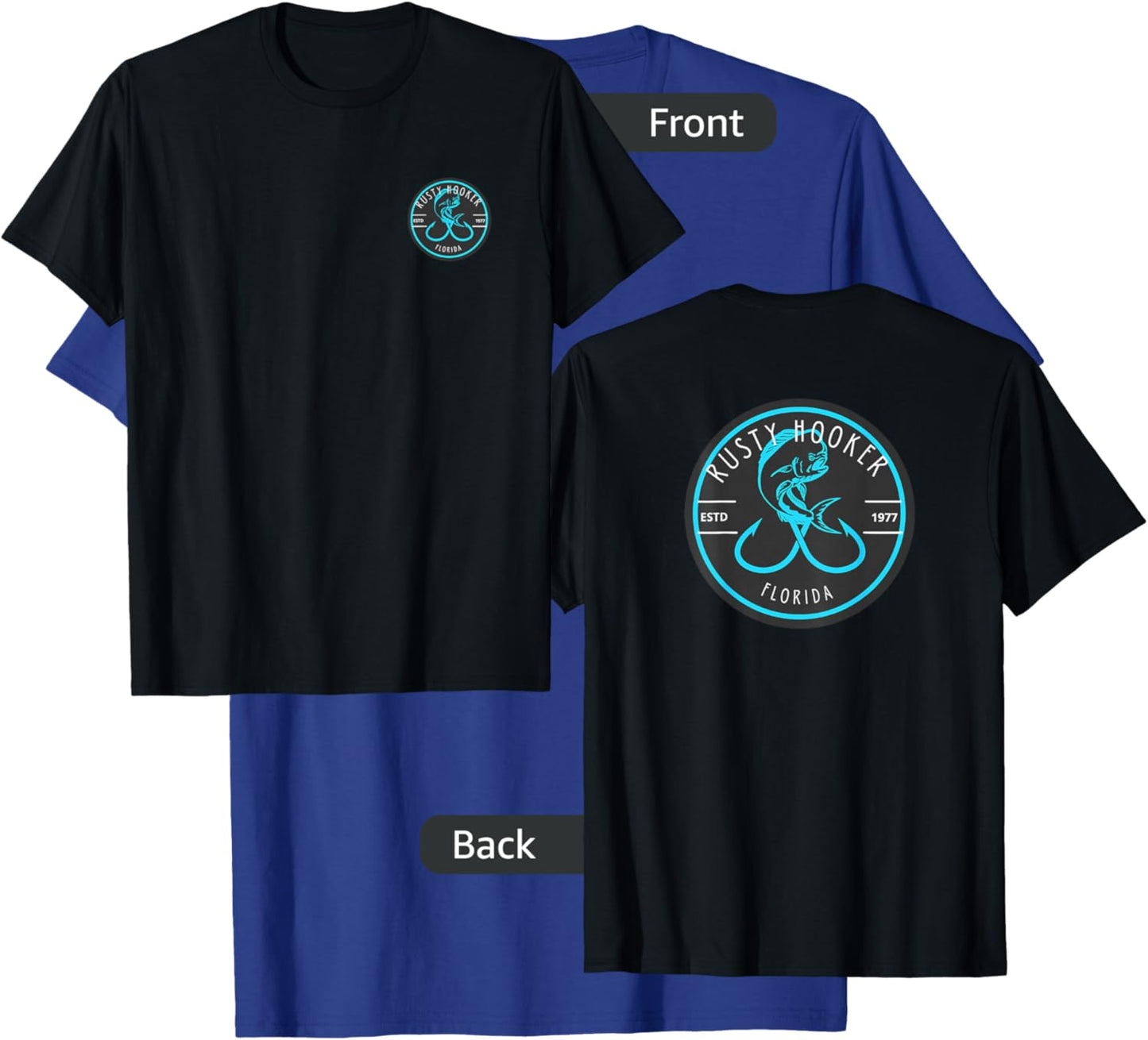 Rusty Hooker T-Shirt - T-Shirt | Royal