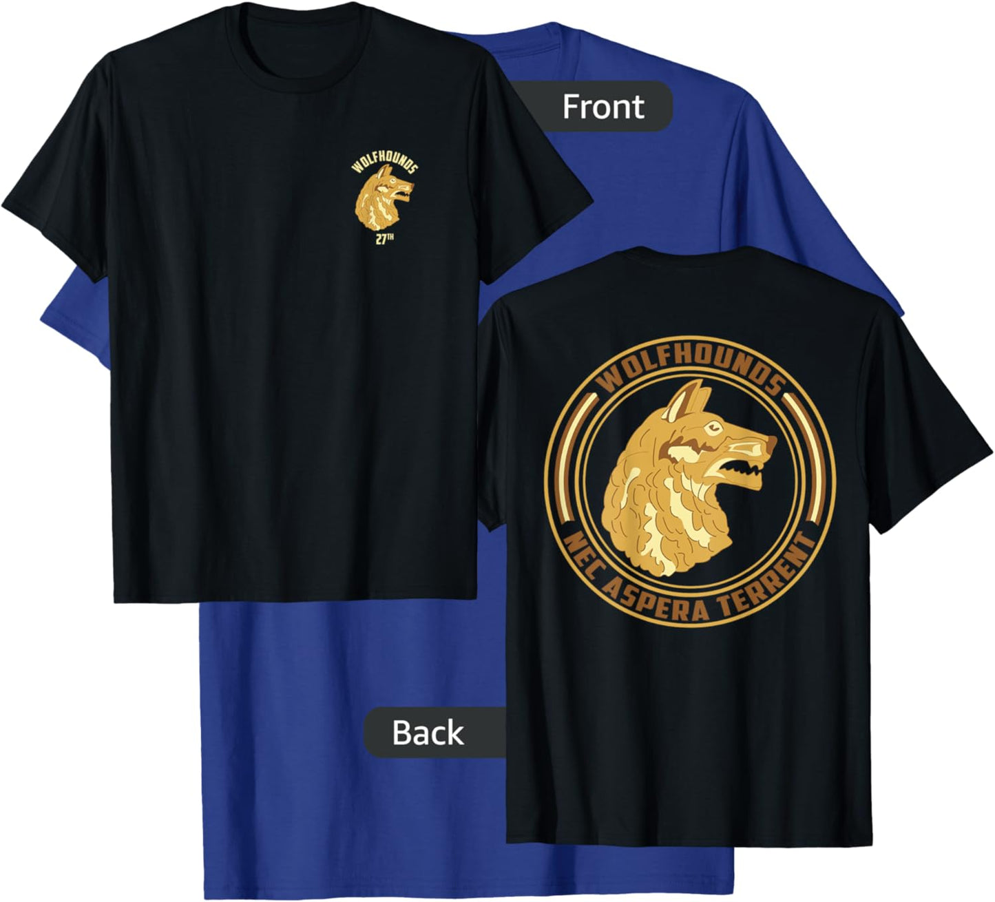 Wolfhounds 27th Infantry Regiment Ranger Infantrist T-Shirt - T-Shirt | Royal