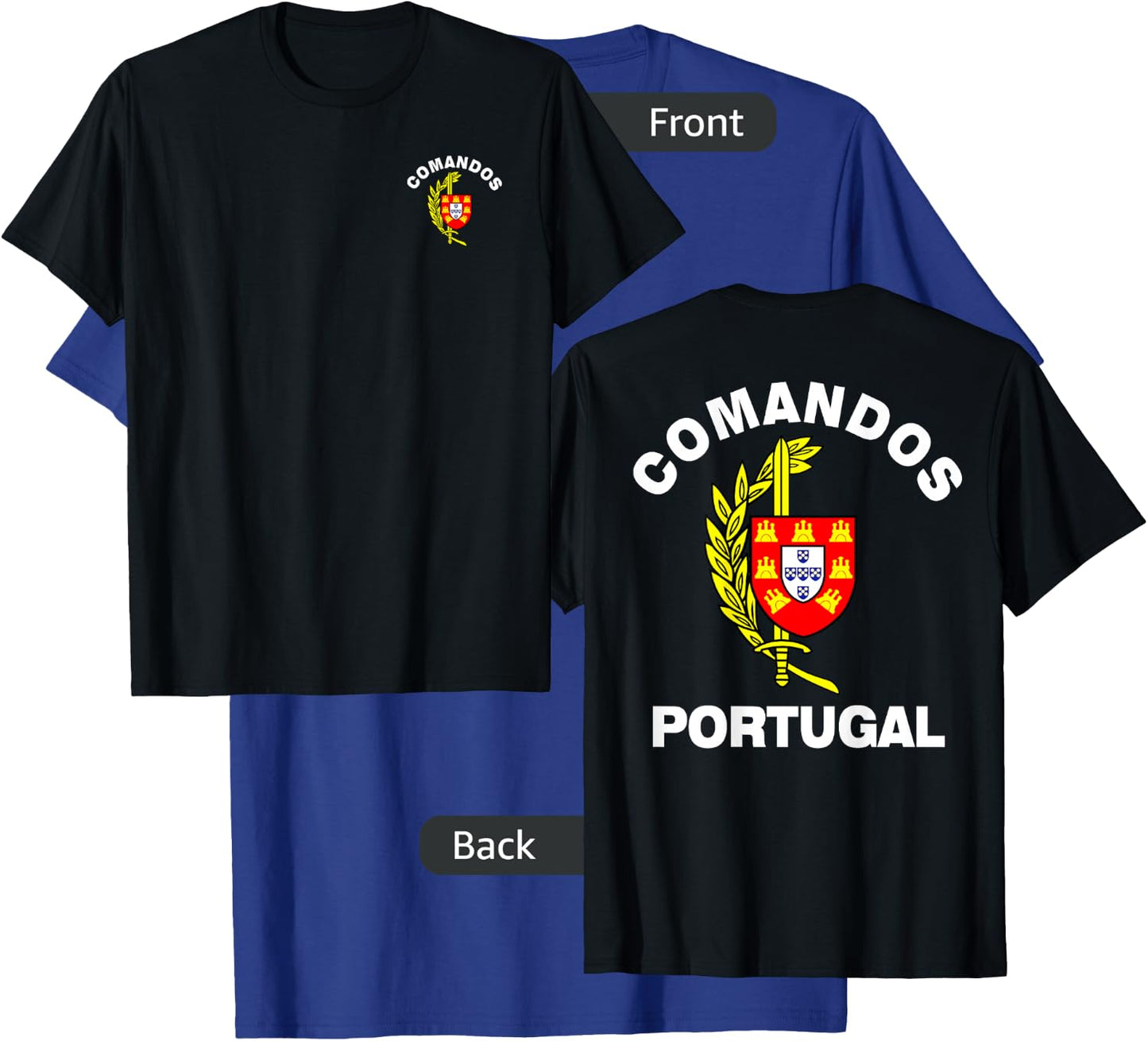 Portuguese Army Special Forces Comandos T-Shirt - T-Shirt | Royal