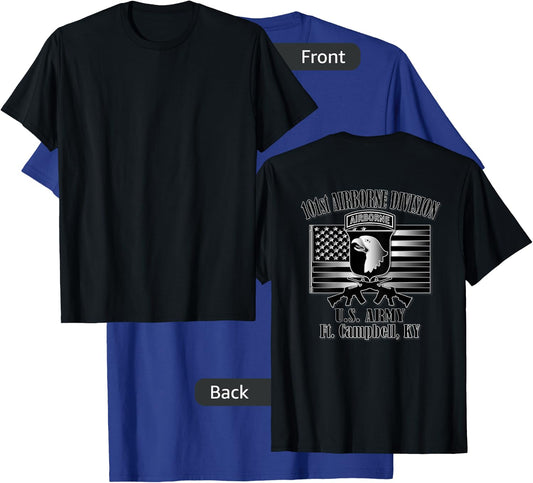 101st Airborne Division (Back Design) T-Shirt - T-Shirt | Royal