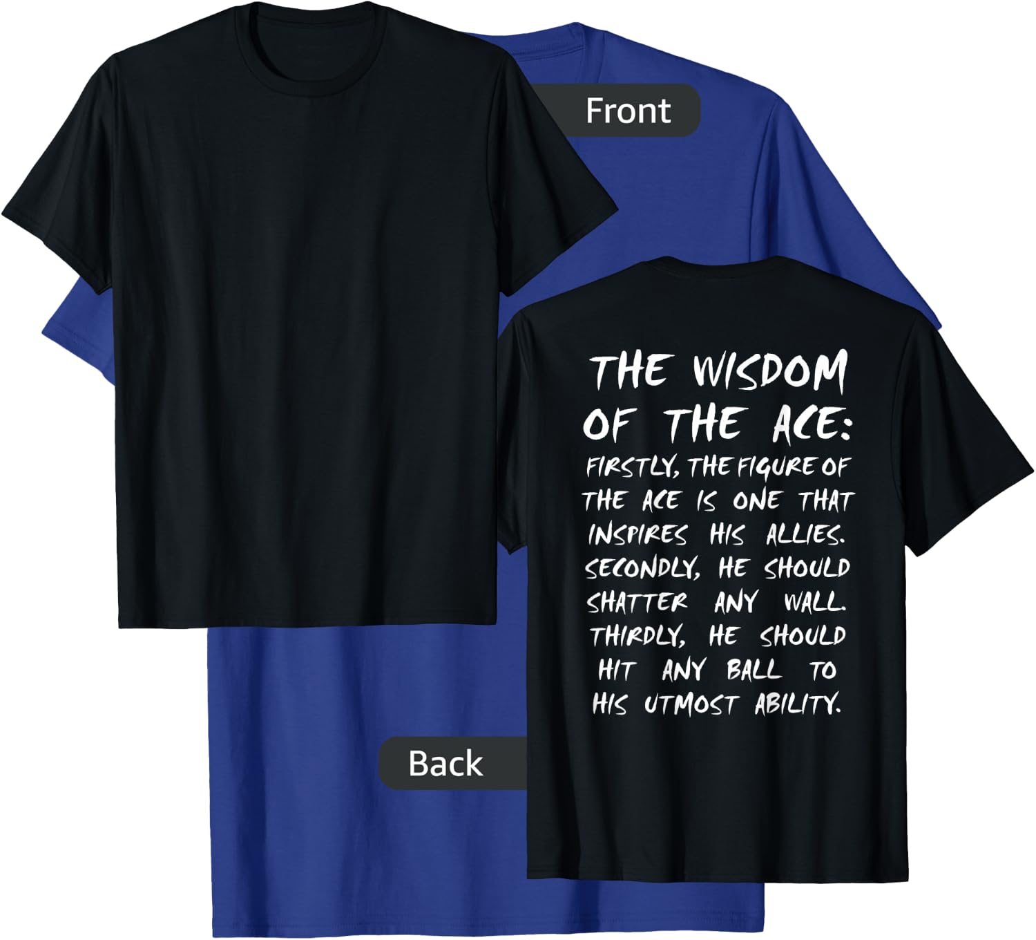 Ace Owl Volleyball Wisdom Anime Manga Cosplay T-Shirt - T-Shirt | Royal