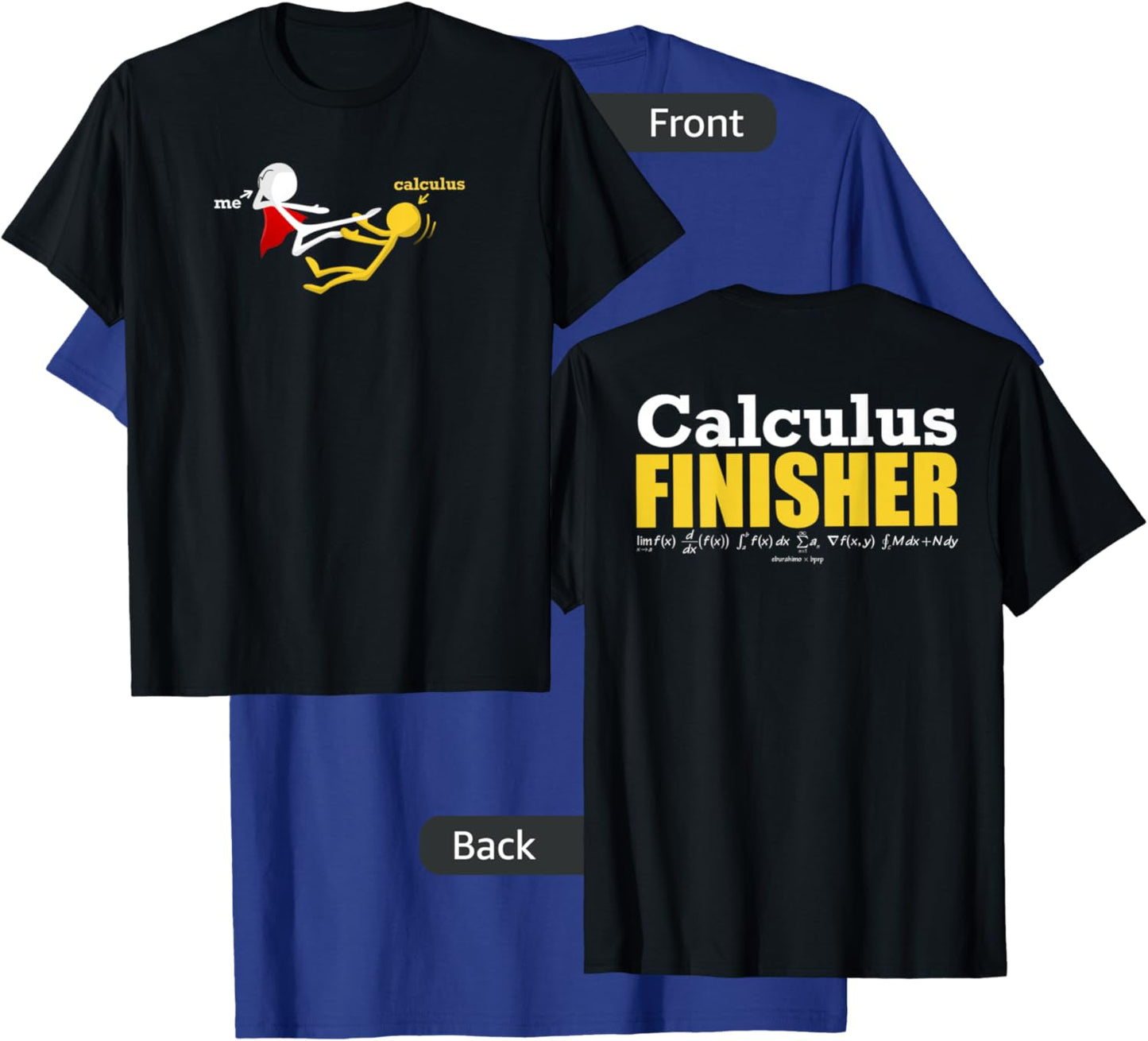 Blackpenredpen Calculus Finisher T-Shirt - T-Shirt | Royal