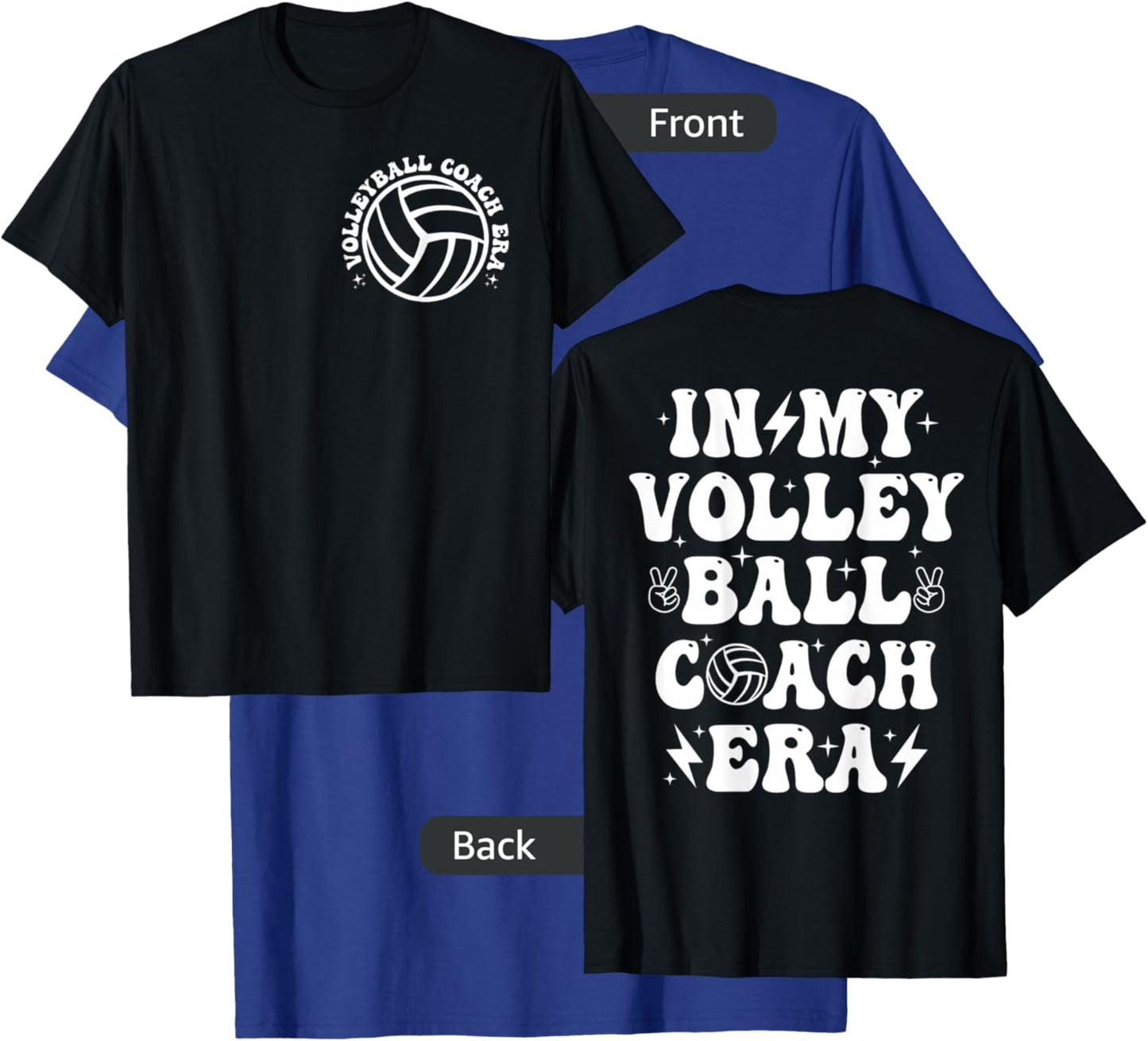 Funny In My Volleyball Coach Era Coach Volleyball Player Dad T-Shirt - T-Shirt | Royal