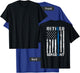 Retired Sergeant Police gift Thin Blue Line American Flag T-Shirt - T-Shirt | Royal