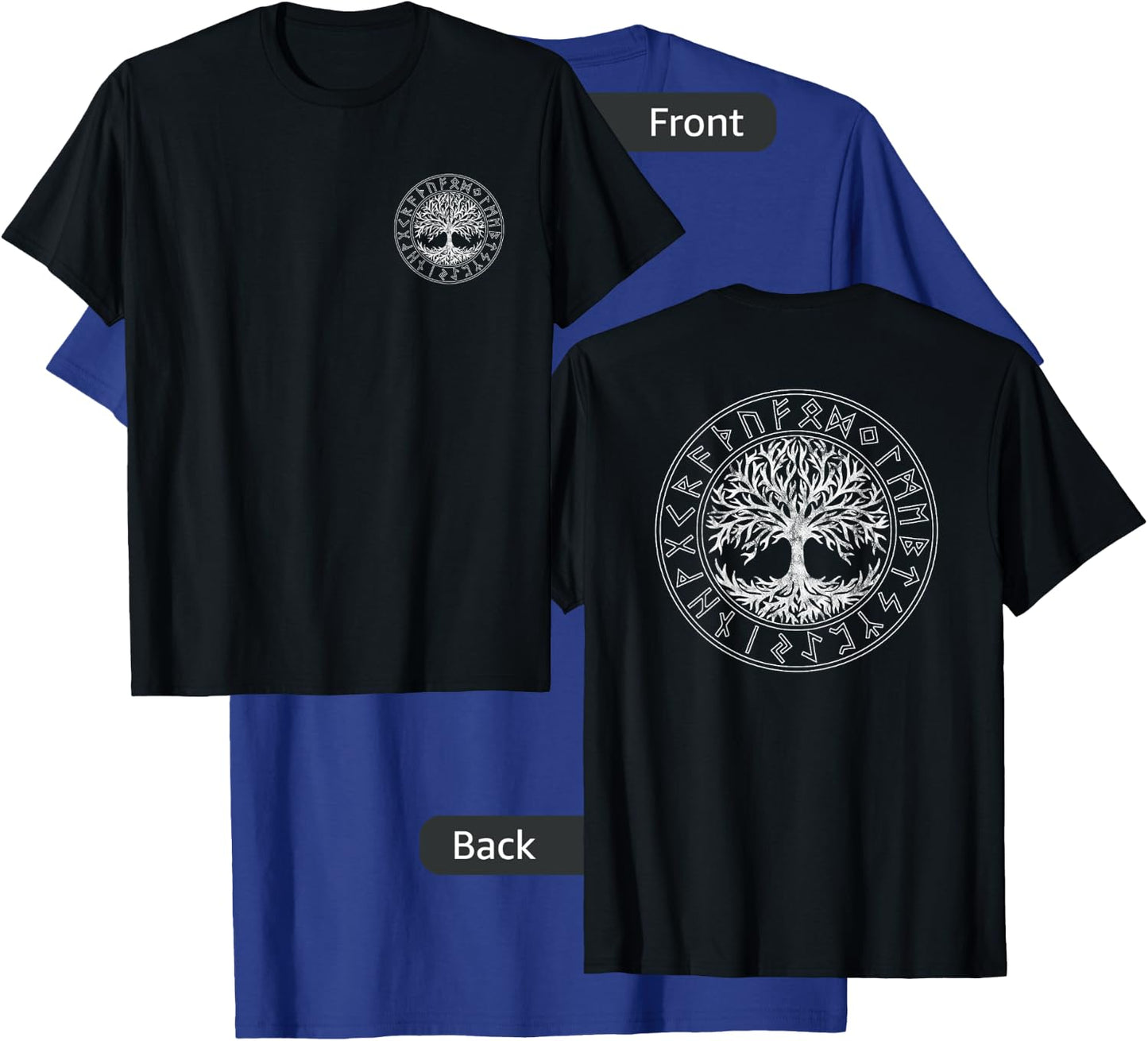 Tree of Life, Rune Circle, Celtic Tree of Life, Viking T-Shirt - T-Shirt | Royal