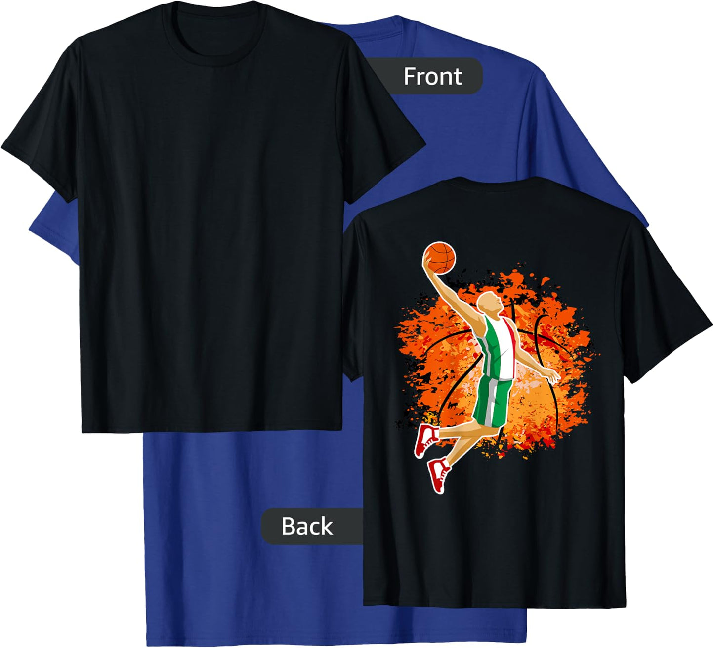 Italy National Basketball Jersey Italian Slam Dunk Gift T-Shirt - T-Shirt | Royal