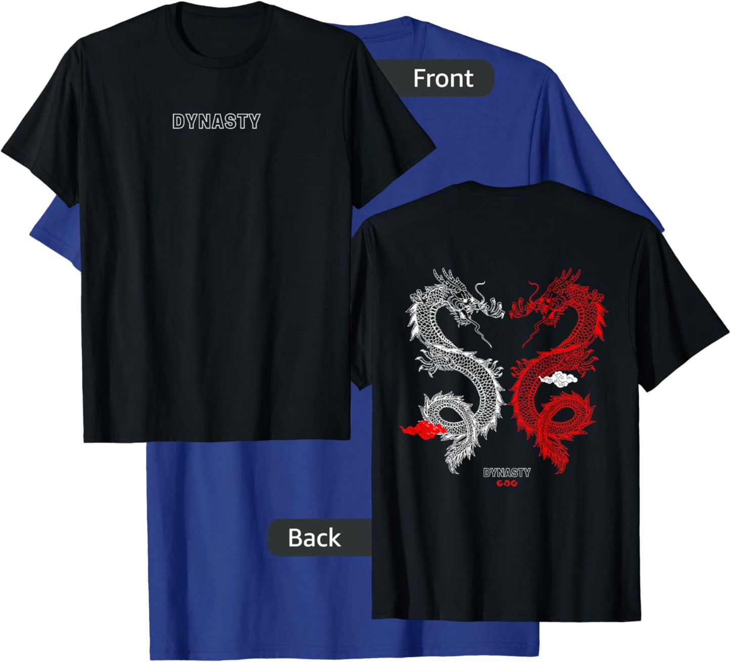 Trendy Dynasty Dragon Gym Pump Cover T-Shirt - T-Shirt | Royal