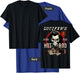 Lucifer's Hot Rod Garage Biker Rockabilly Skull Retro T-Shirt - T-Shirt | Royal