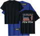 I Like Things That Go Pew Pew - Pistol Gun Owner - ON BACK T-Shirt - T-Shirt | Royal