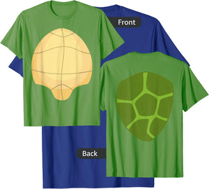 Turtle Shell Costume Tortoise Costume Halloween T-Shirt - T-Shirt | Royal