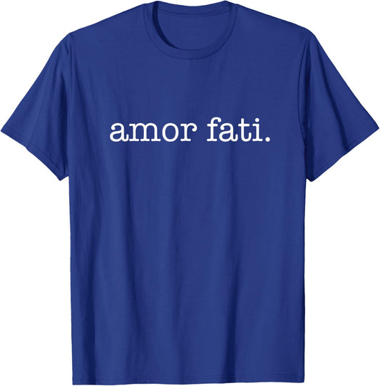 Amor Fati Stoicism Quote Vintage T-Shirt - T-Shirt | Royal