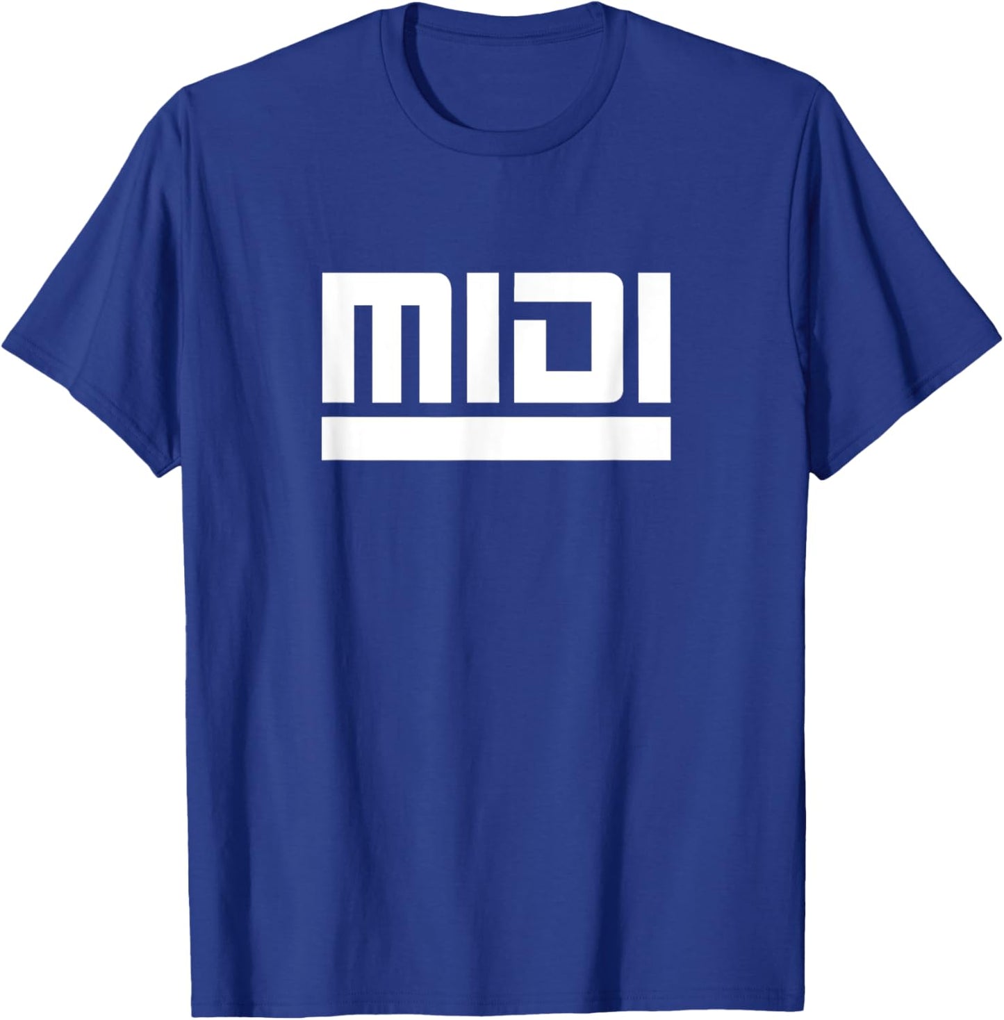 Funny MIDI Analog Synth Synthesizer Circuit Bending Music T-Shirt - T-Shirt | Royal